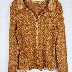 Free People Retro 70s Caught a Feeling Cardi Size Large